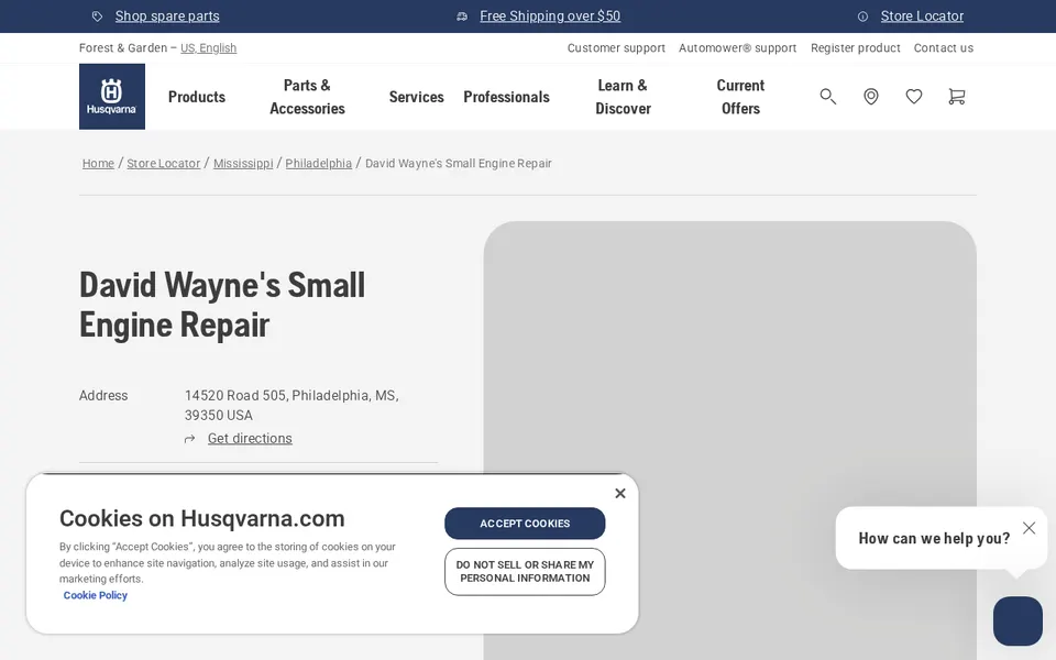 David Wayne's Small Engine Repair website