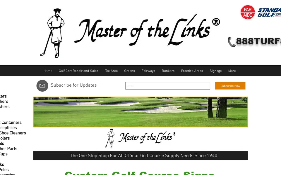 Oneill's Outdoor Power / Master of the Links website