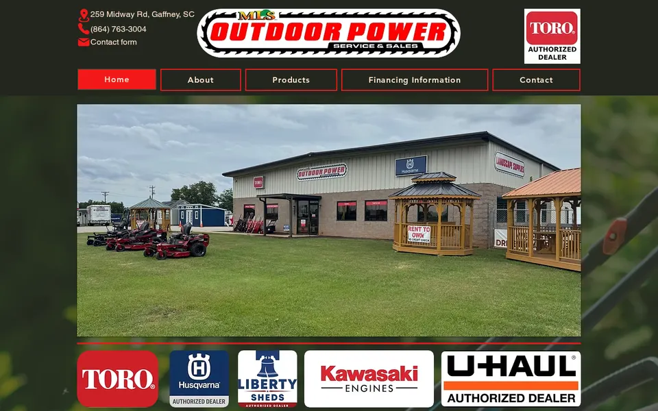 MLS Outdoor Power website