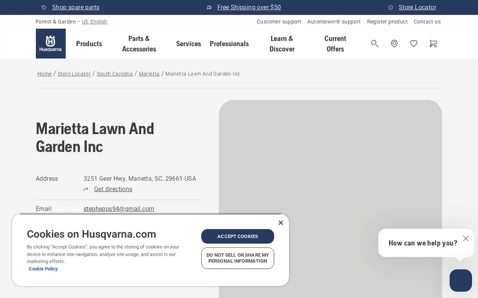 Marietta Lawn And Garden Inc website
