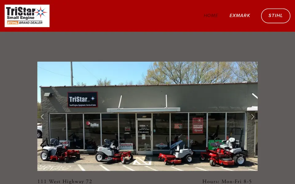 Tri Star Small Engine website