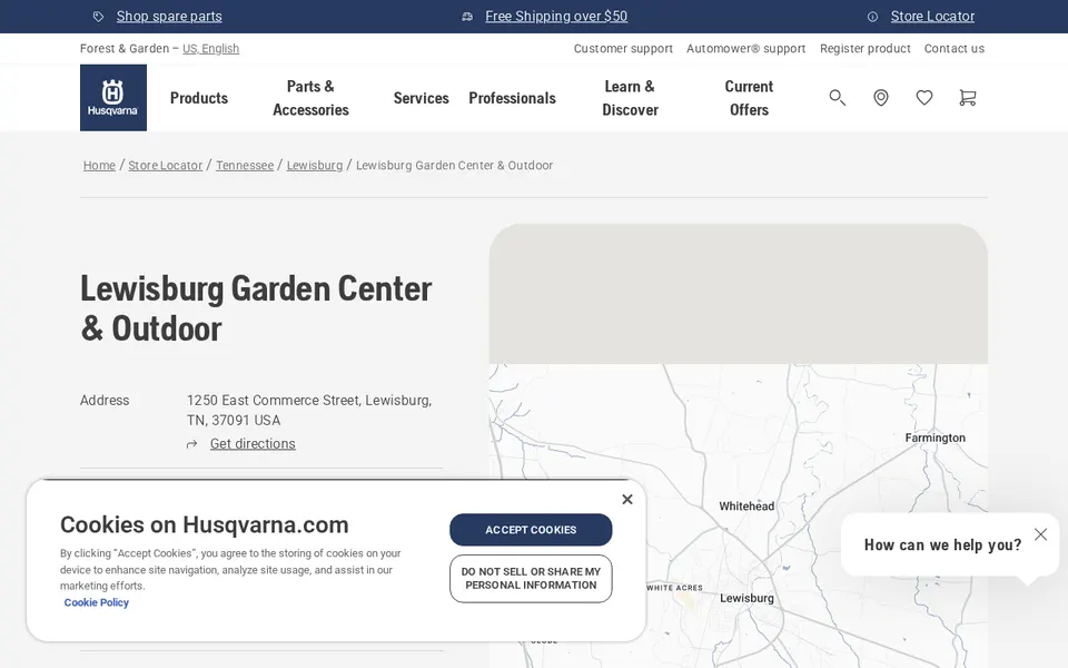 Lewisburg Garden Center & Outdoor website