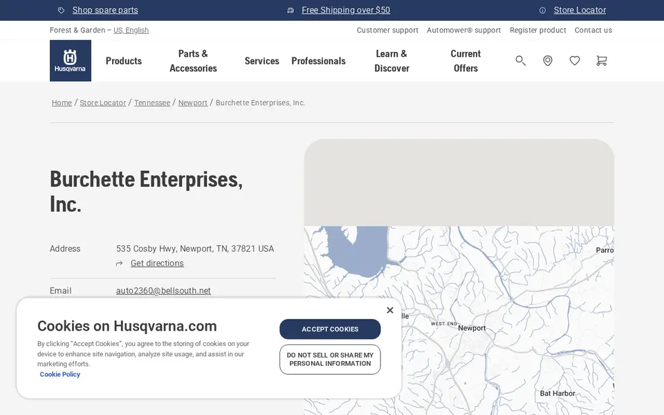 Burchette Enterprises, Inc. website