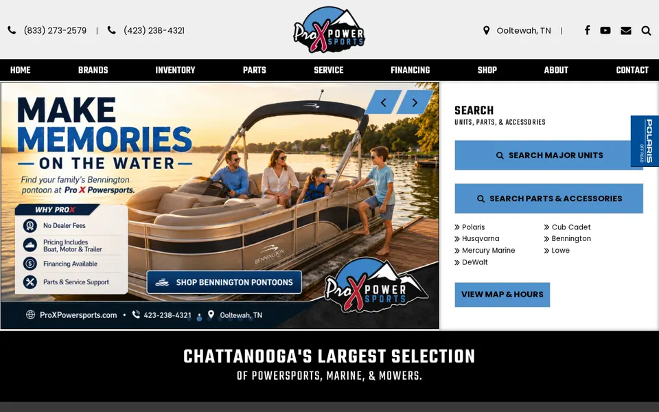 Prox Powersports, LLC website
