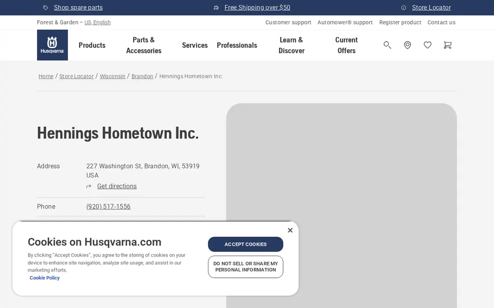 Hennings Hometown Inc. website
