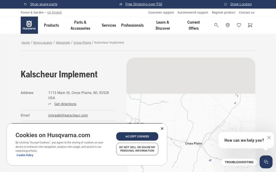 Kalscheur Implement website