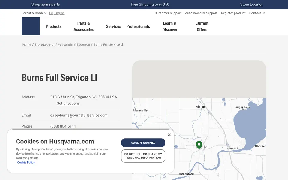 Burns Full Service Ll website