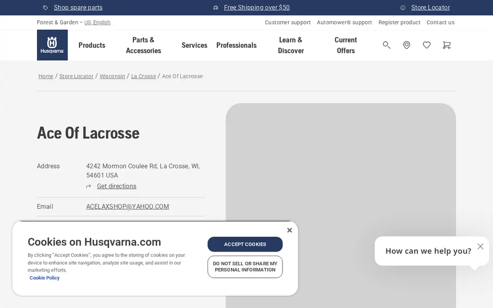 Ace Of Lacrosse website