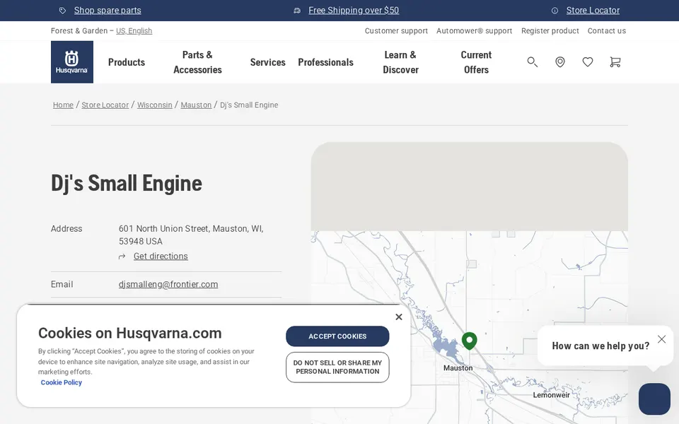 Dj's Small Engine website