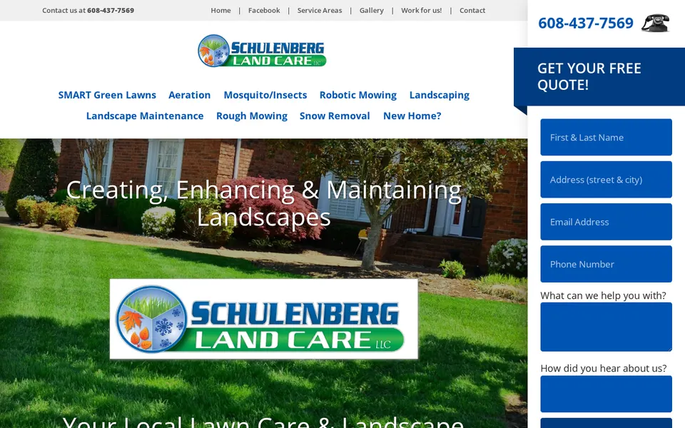 Schulenberg Land Care LLC website
