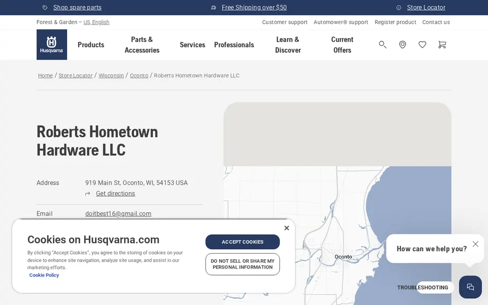 Roberts Hometown Hardware LLC website