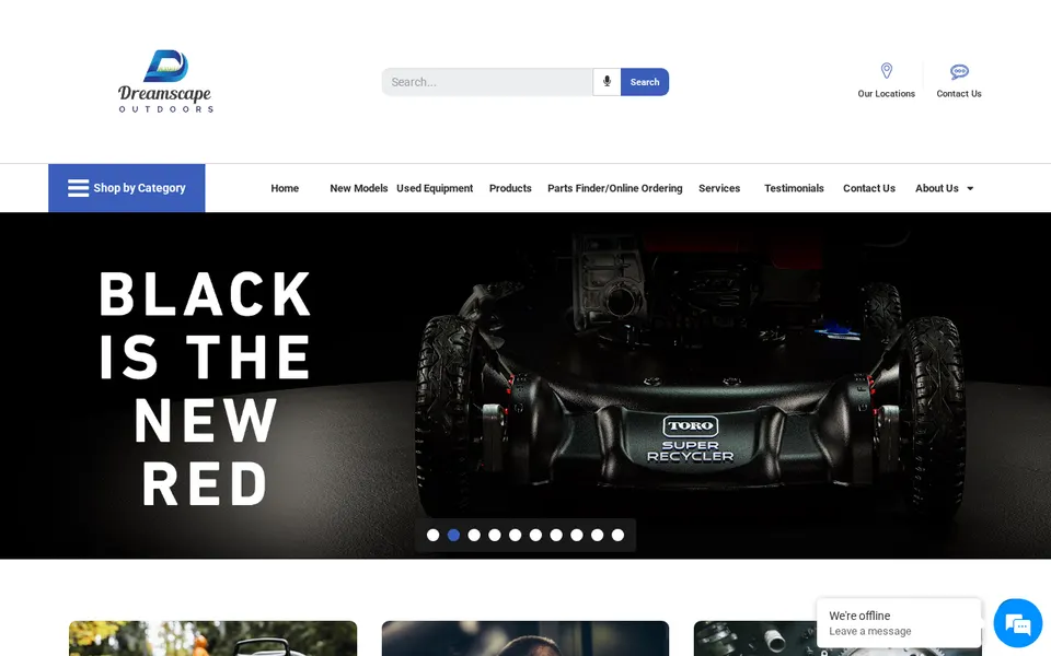 Dreamscape Outdoors website