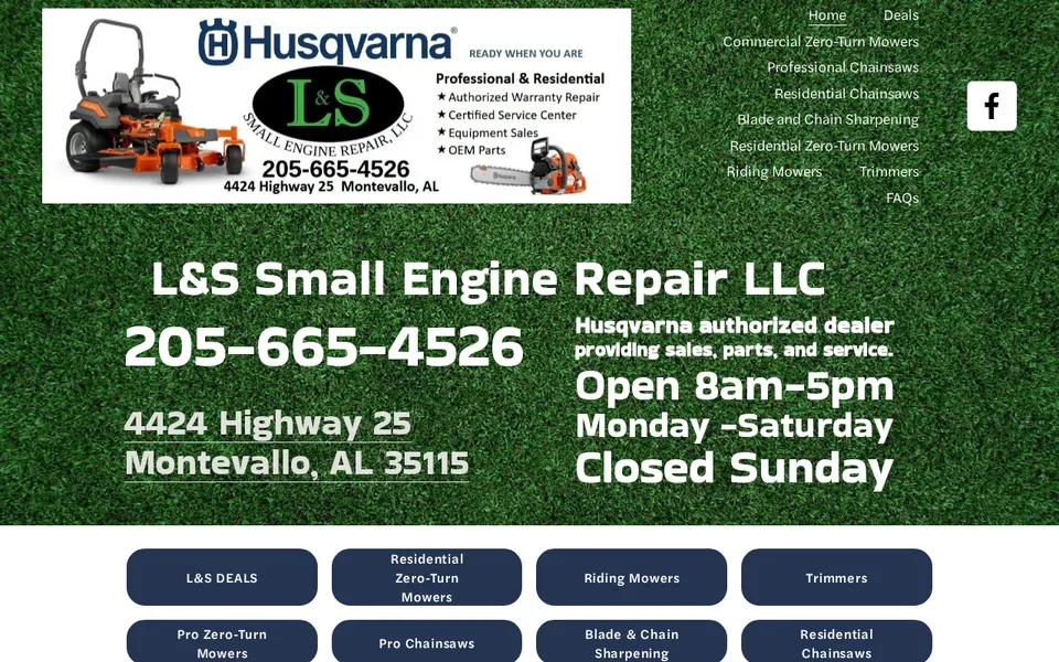 L&S Small Engine website