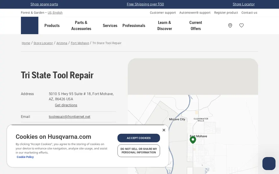Tri State Tool Repair website