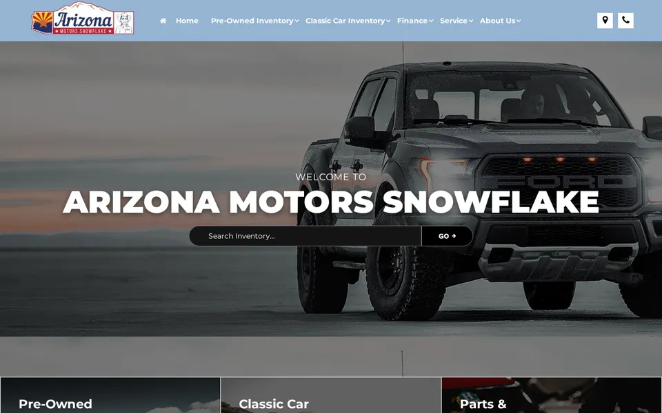 Arizona Motors Snowflake, Inc. website