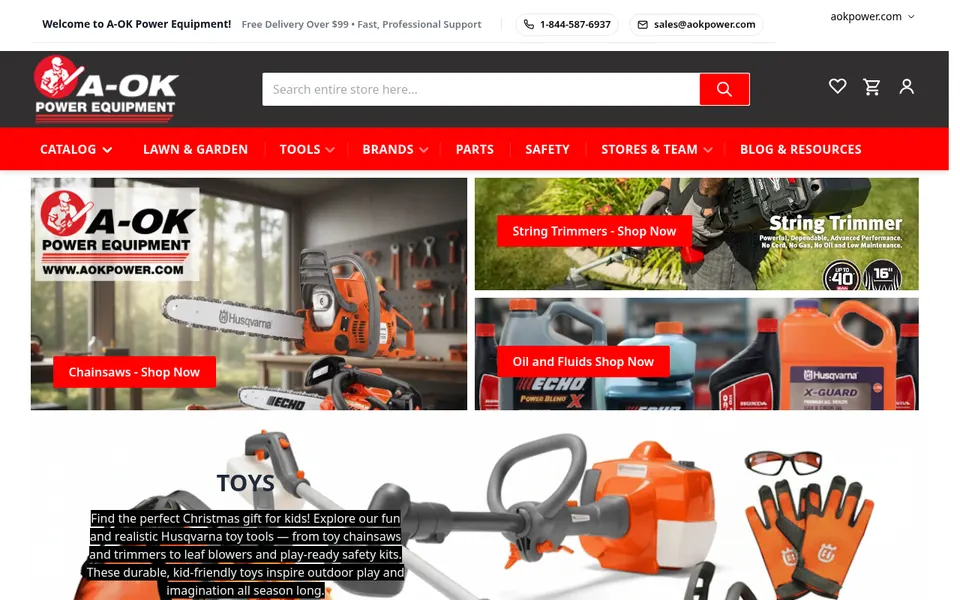 A-Ok Mower Shop Inc website