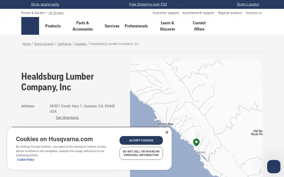 Healdsburg Lumber Company, Inc website