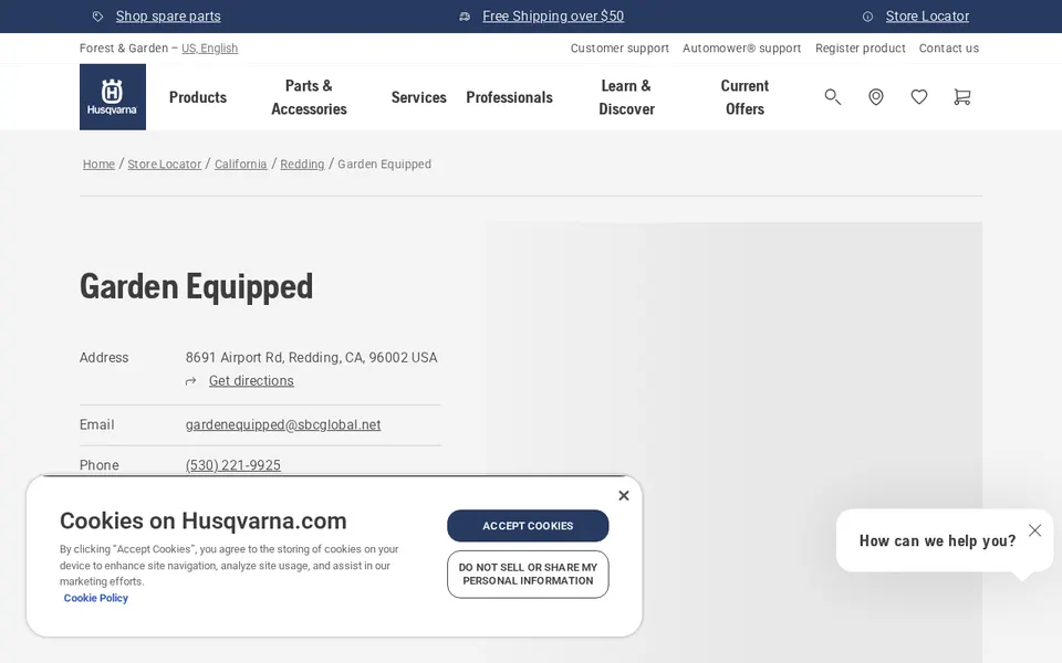 Garden Equipped website