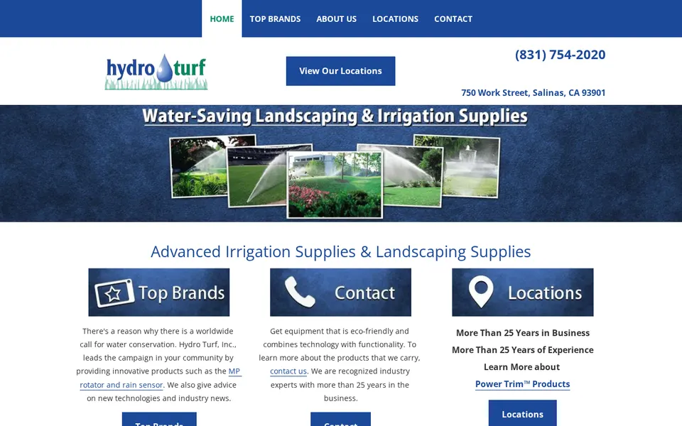 Hydro Turf Inc. website