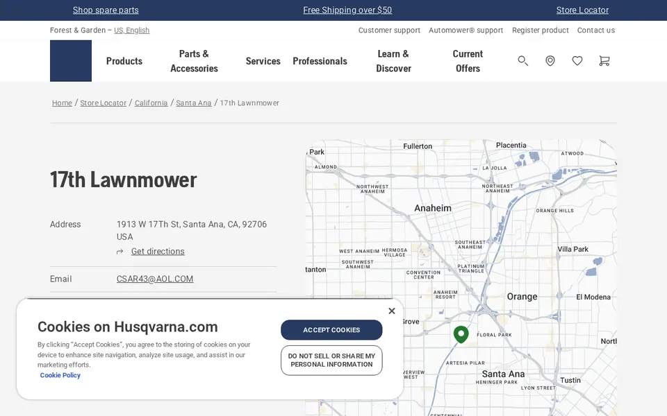 17th Lawnmower website