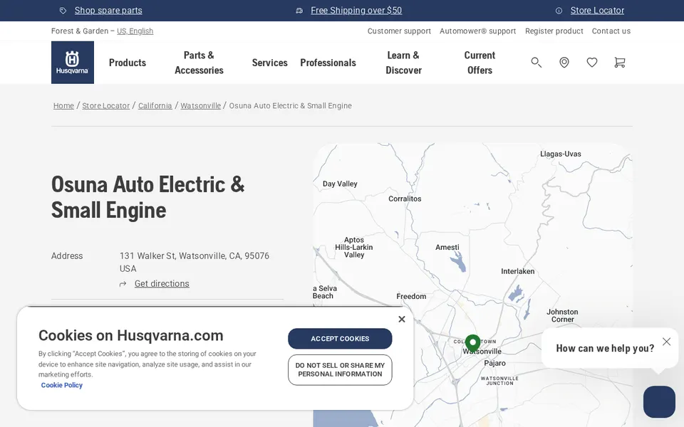 Osuna Auto Electric & Small Engine website