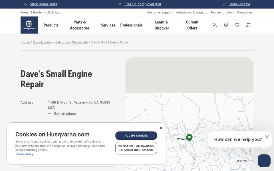 Dave's Small Engine Repair website