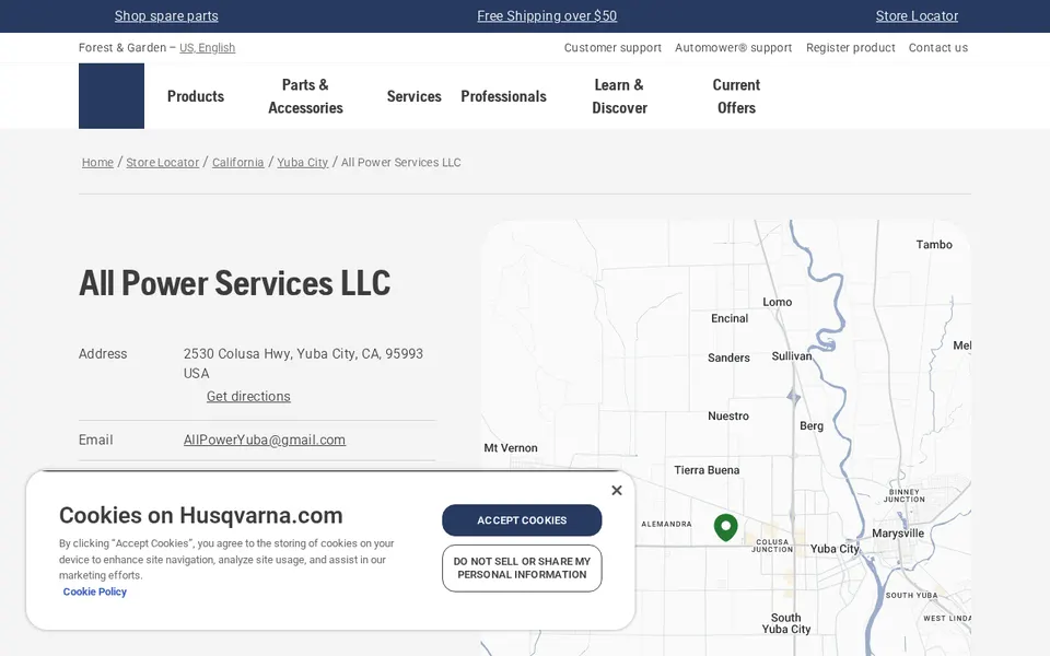 All Power Services LLC website