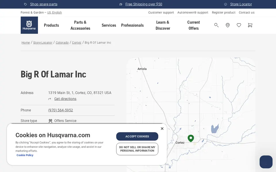 Big R Of Lamar Inc website