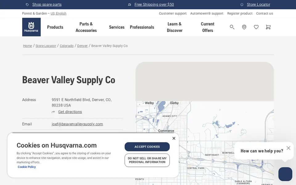 Beaver Valley Supply Co website