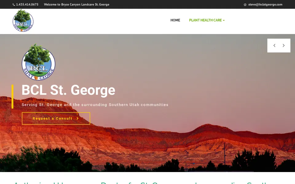 Bryce Canyon Landcare, LLC website