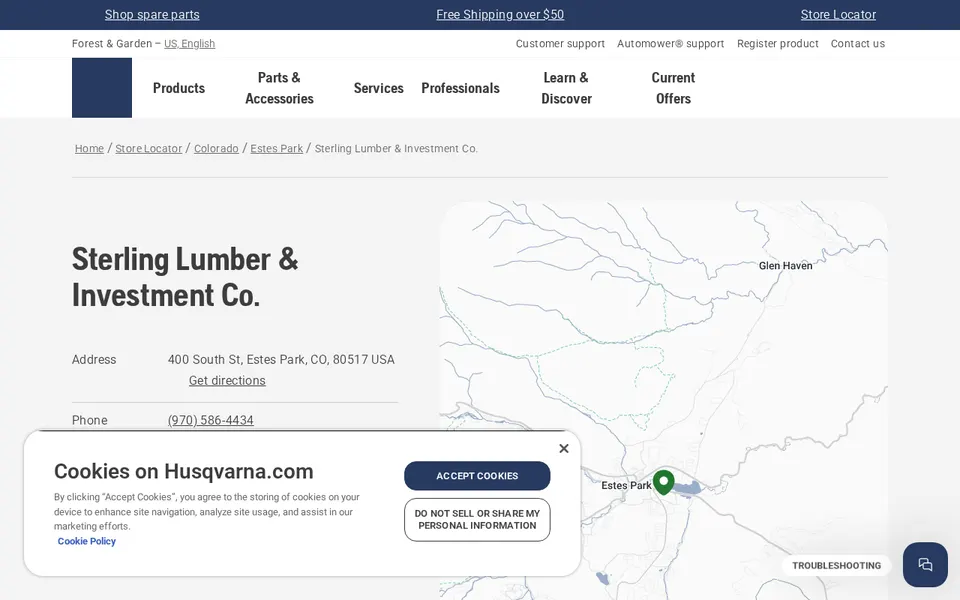 Sterling Lumber & Investment Co. website