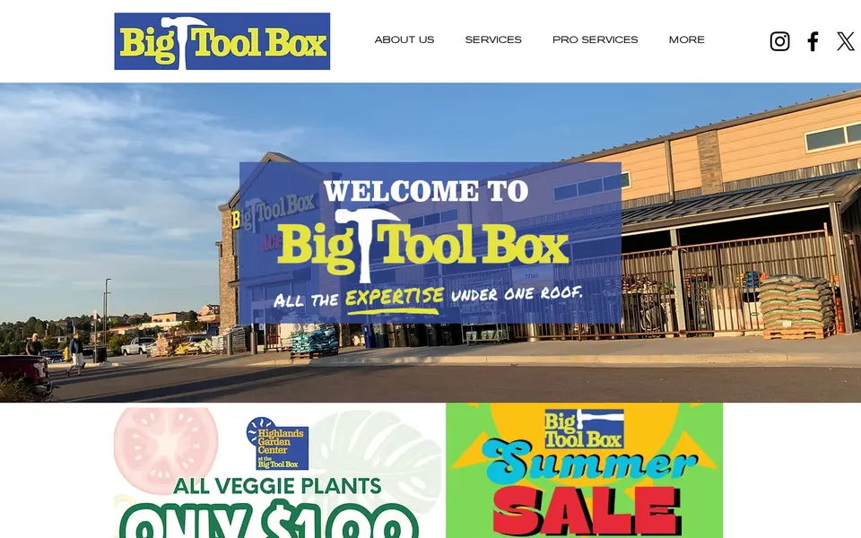 The Big Tool Box, Inc. website