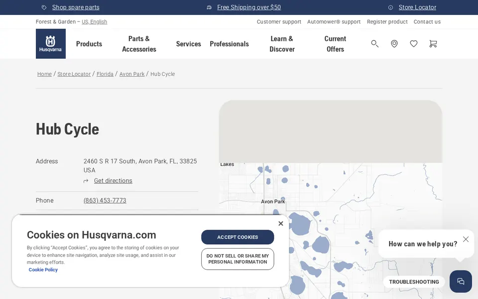 Hub Cycle website