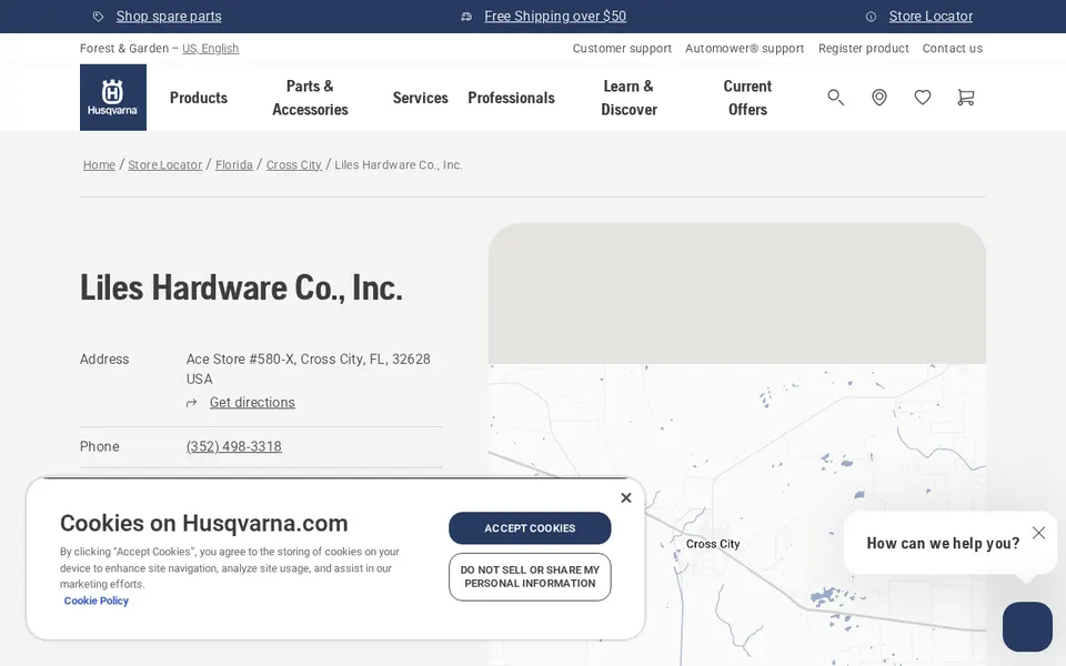 Liles Hardware Co., Inc. website