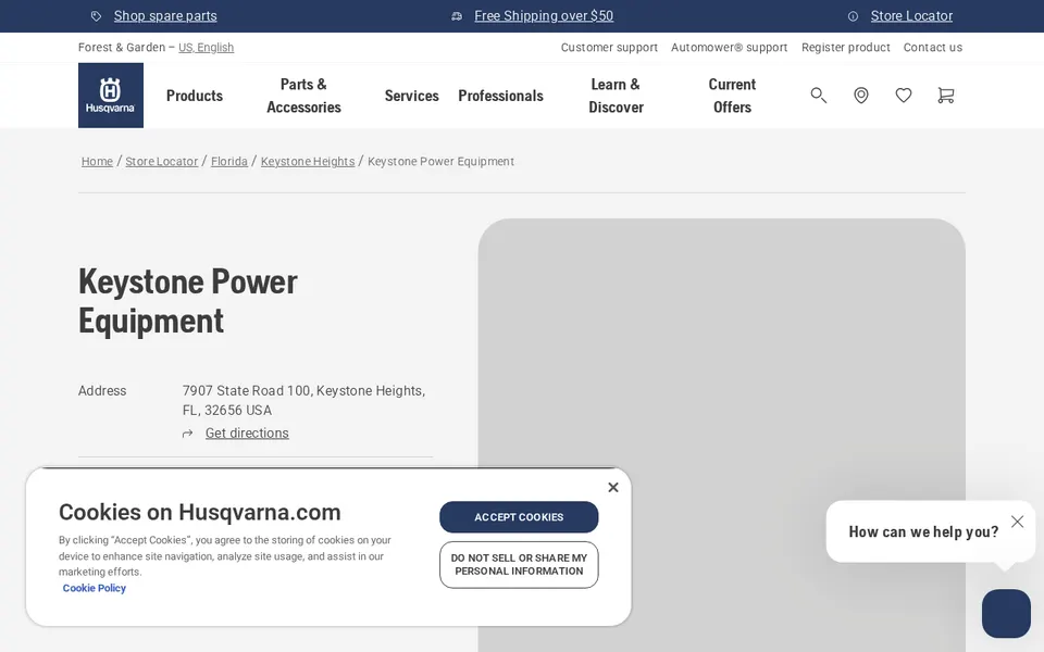 Keystone Power Equipment website