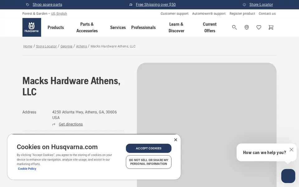 Macks Hardware Athens, LLC website