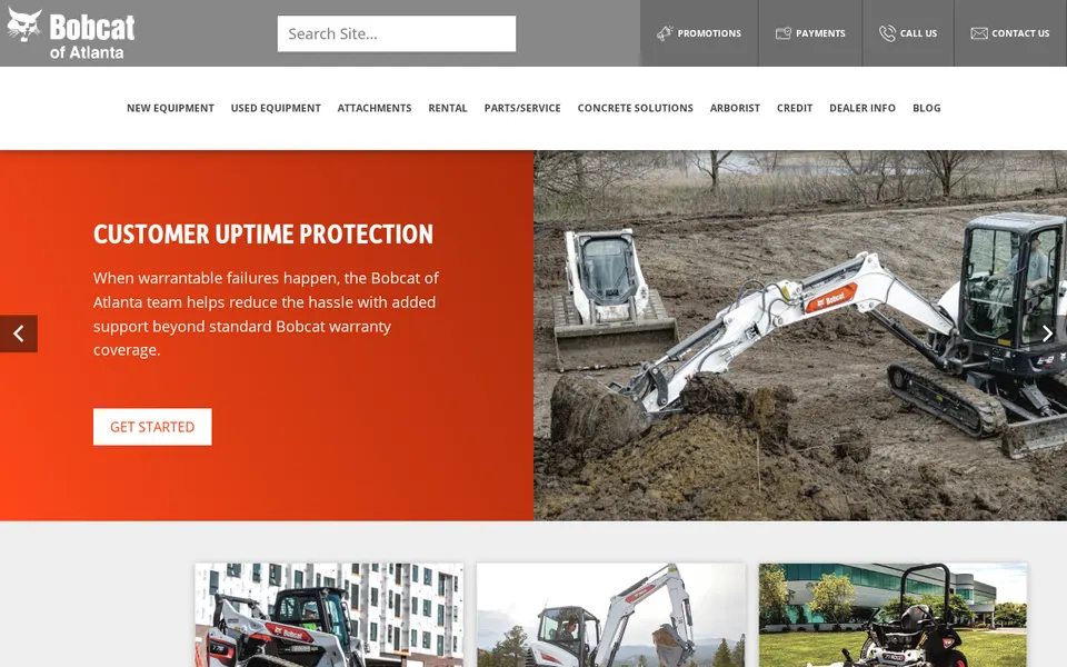 Bobcat of Atlanta website