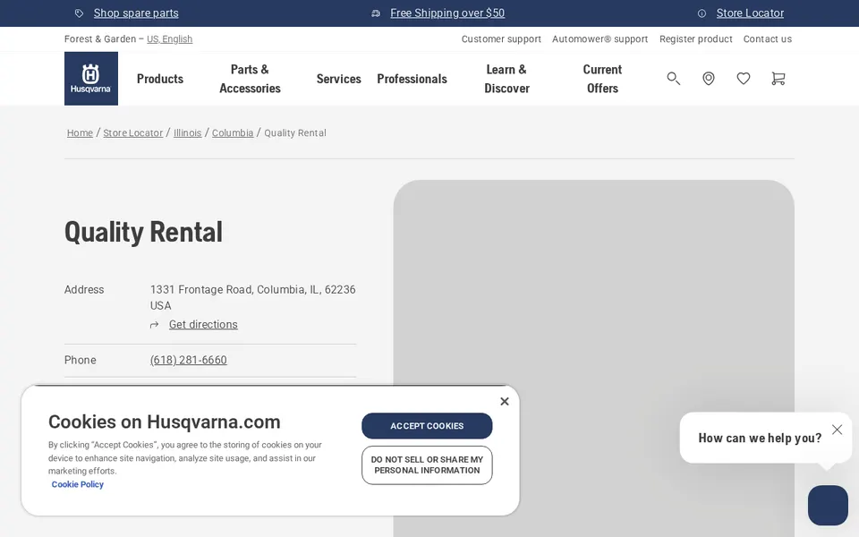 Quality Rental website