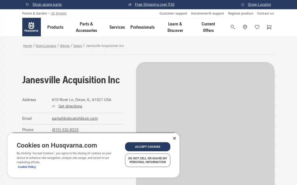 Janesville Acquisition Inc website