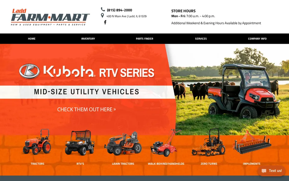 Ladd Farm Mart, Inc. website