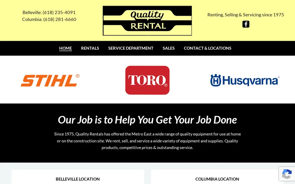 Quality Rental website