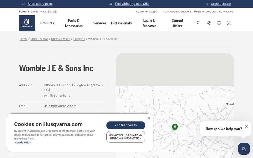 Womble J E & Sons Inc website
