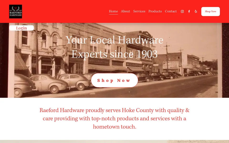 Raeford Hardware Co., Inc. website