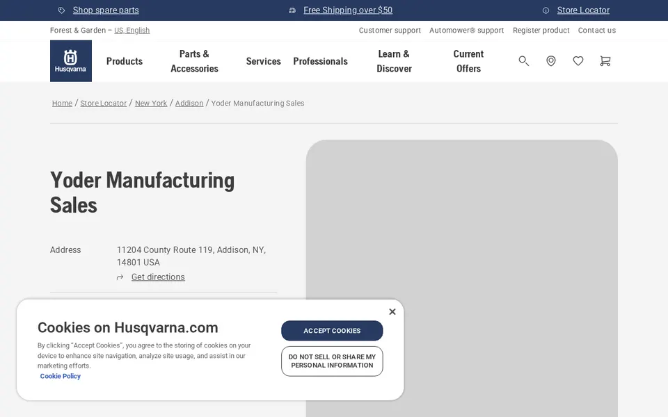 Yoder Manufacturing Sales website