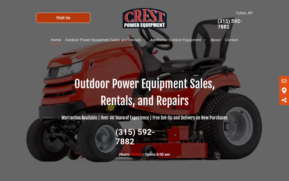 Crest Automotive website