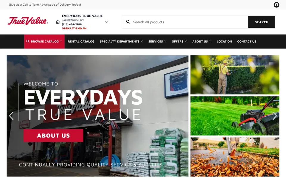 Everydays True Value website