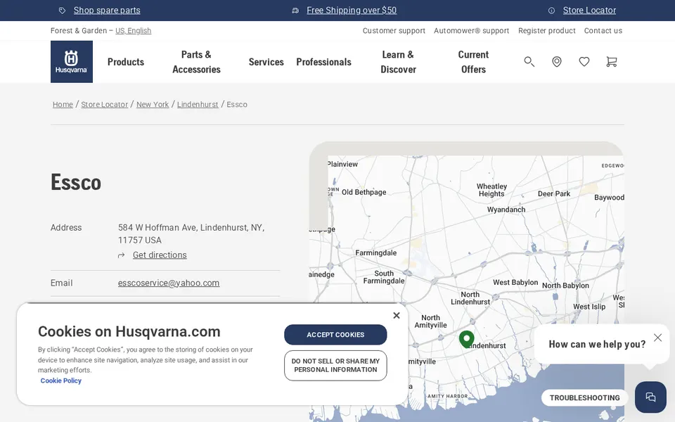 Essco website