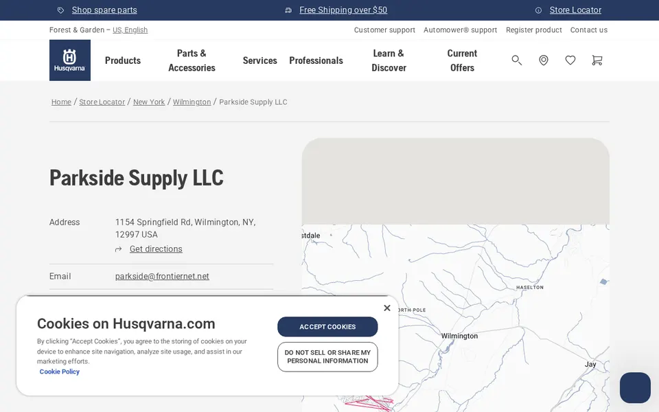 Parkside Supply LLC website