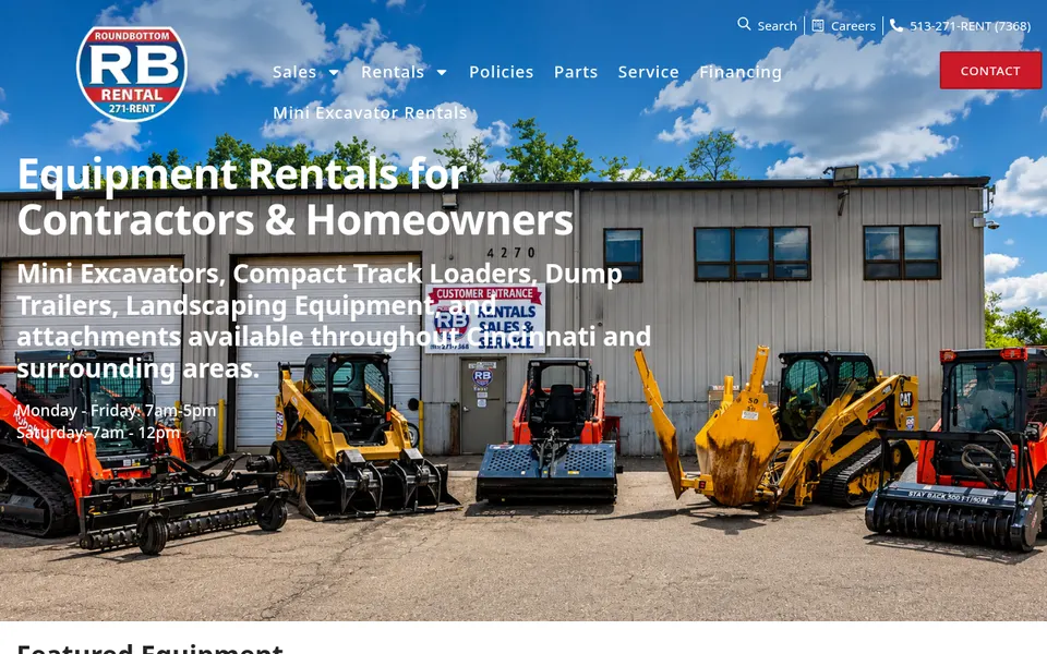 Round Bottom Rental, LLC website