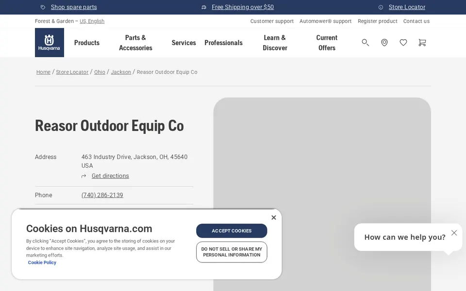 Reasor Outdoor Equip Co website